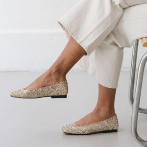 Browns/B2 Grey Ballet Flat 37
